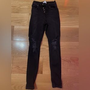 Skinny Black Ripped Jeans